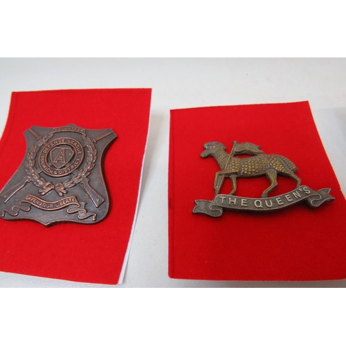 76 - 18 Military Cap/Regimental badges