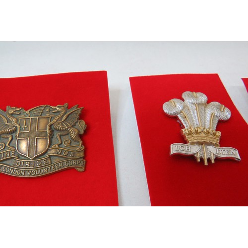 76 - 18 Military Cap/Regimental badges