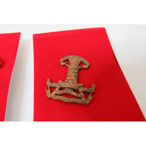 76 - 18 Military Cap/Regimental badges