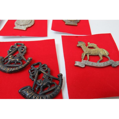 76 - 18 Military Cap/Regimental badges