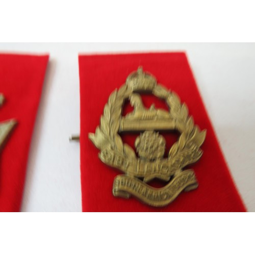 78 - 18 Military Cap/Regimental badges