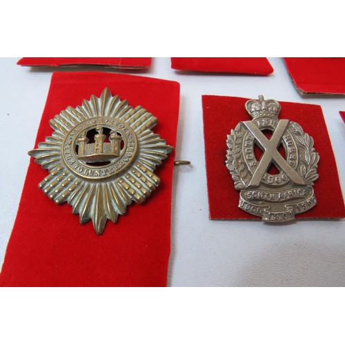 78 - 18 Military Cap/Regimental badges