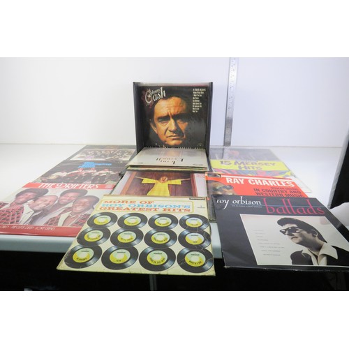 415 - Record box full of 1960's albums- everlys Johnny cash The zombies, pretty things etc
