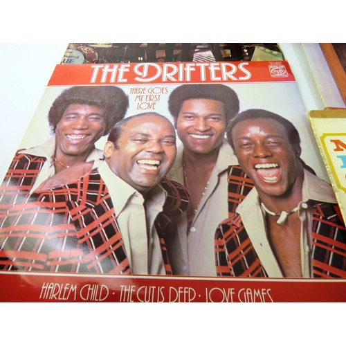 415 - Record box full of 1960's albums- everlys Johnny cash The zombies, pretty things etc