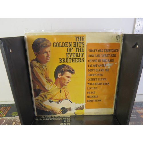 415 - Record box full of 1960's albums- everlys Johnny cash The zombies, pretty things etc