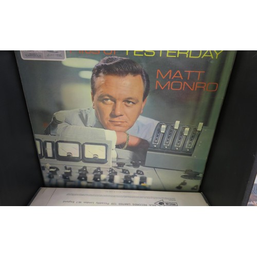 415 - Record box full of 1960's albums- everlys Johnny cash The zombies, pretty things etc