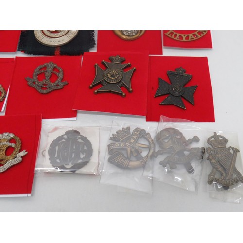 51 - 18 Military Regiment/Cap Badges to Inc 
Loyal north Lancashire
48 Highlanders 
Middlesex