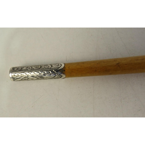 126 - Conductors baton with silver detailing