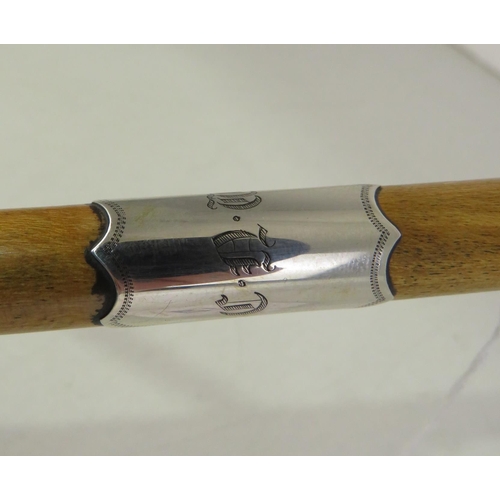 126 - Conductors baton with silver detailing