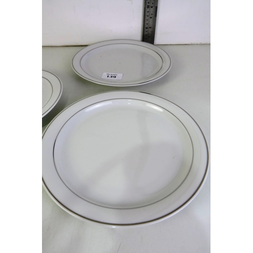 139 - Six winterling porcelain plates and a matching serving plate