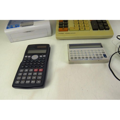 144 - Mixed lot to include Canon Selphy Printer, Casio calculator etc.