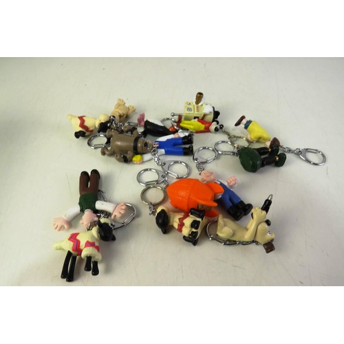 271 - Wallace and gromit keyrings