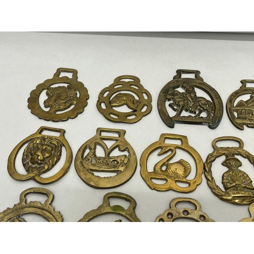 259 - Collection of horse brasses