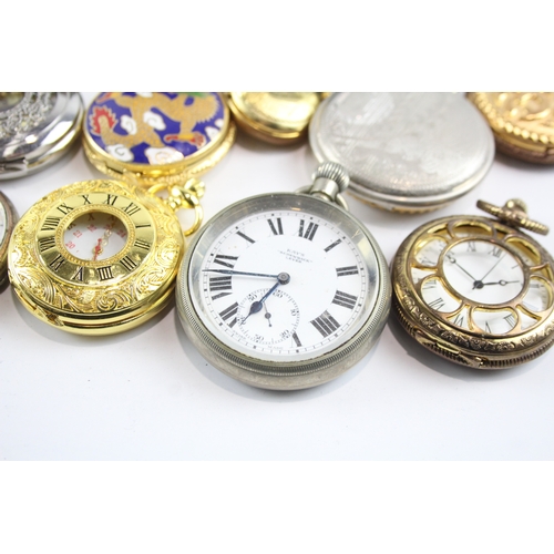 451 - Job Lot Assorted Vintage/Modern Pocket Watches Mechanical/ Quartz UNTESTED