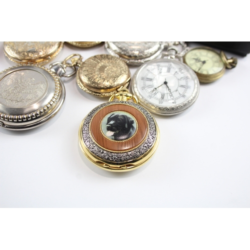 453 - Job Lot Assorted Vintage/Modern Pocket Watches Mechanical/ Quartz UNTESTED