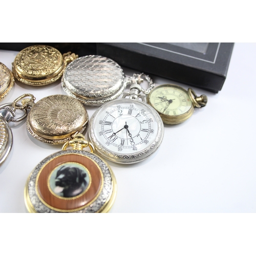 453 - Job Lot Assorted Vintage/Modern Pocket Watches Mechanical/ Quartz UNTESTED