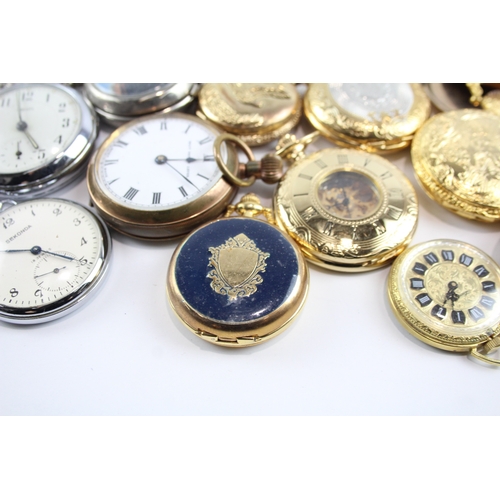 454 - Job Lot Assorted Vintage/Modern Pocket Watches Mechanical/ Quartz UNTESTED