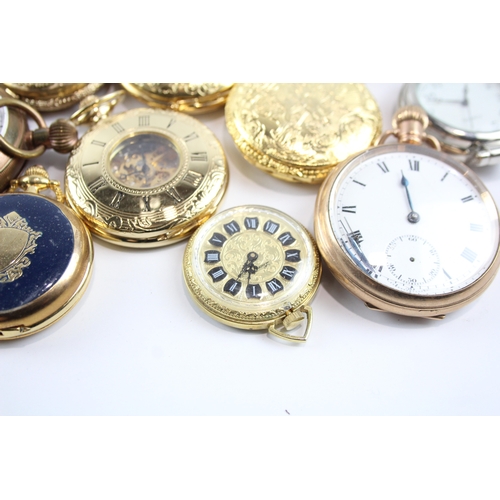 454 - Job Lot Assorted Vintage/Modern Pocket Watches Mechanical/ Quartz UNTESTED