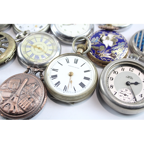 458 - Job Lot Assorted Vintage/Modern Pocket Watches Mechanical/ Quartz UNTESTED