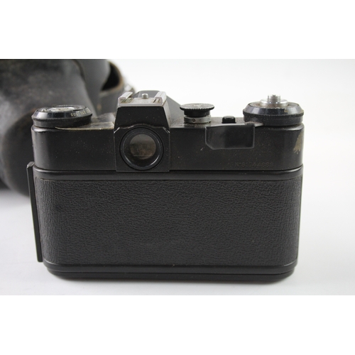 496 - Vintage SLR Zenit E with Helios-44-2 58mm F/2 Manual Camera Lens, Working with Case