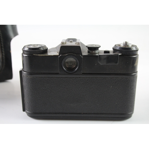 496 - Vintage SLR Zenit E with Helios-44-2 58mm F/2 Manual Camera Lens, Working with Case