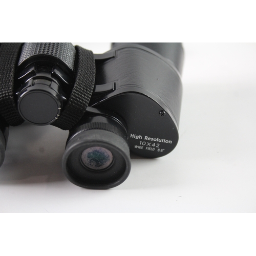 505 - Opticron High Resolution 10x42 Binoculars Working with Original Case