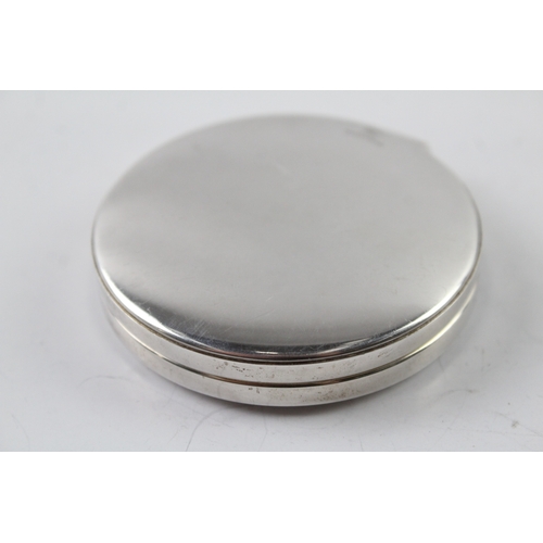 553 - Penhaligons Stamped .925 Sterling Silver Cased Ladies Pocket Compact Mirror 105g