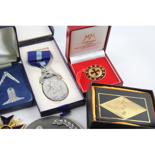 580 - Collectables Inc Jewels/Medals, Badges, Masonic, Enamel, Vintage, Etc Joblot