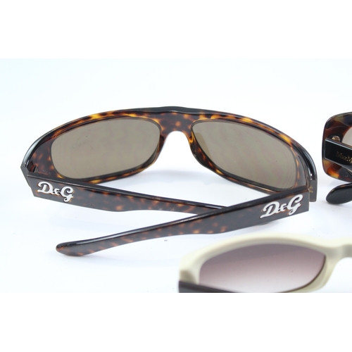 602 - Designer Sunglasses / Glasses Inc MaxMara, Exte, D&G x 3