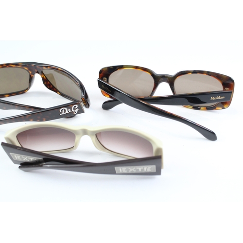 602 - Designer Sunglasses / Glasses Inc MaxMara, Exte, D&G x 3