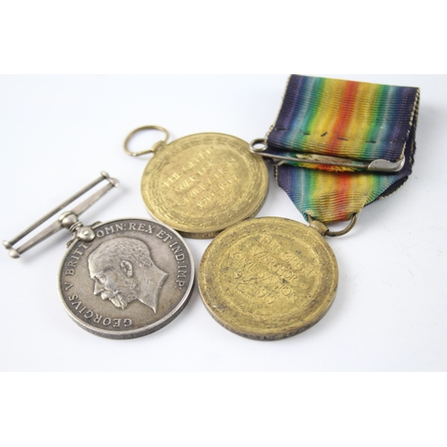 611 - WW1 Medals War Pte W Warren RMLI Victory Pte A Kirton Yorks LI Pte Gallagher x3