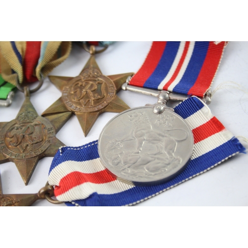 614 - Boxed WW2 Army Africa, France & Germany Star Medal Group