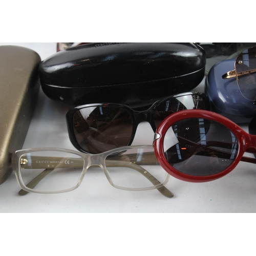 645 - Designer Sunglasses / Glasses Assorted Branded In Case x 8