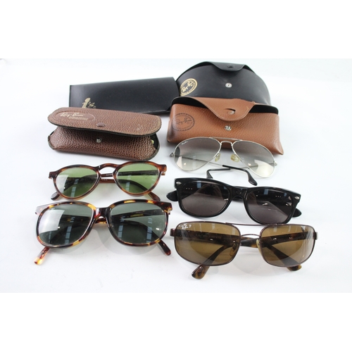 450 - Collection of Designer Rayban Sunglasses Inc Cases  x 5