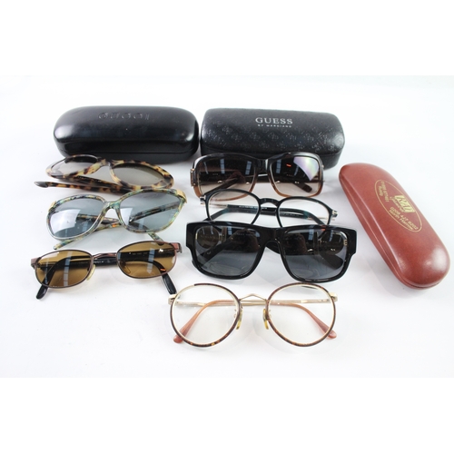 452 - Designer Sunglasses / Glasses Assorted Branded In Cases x 8