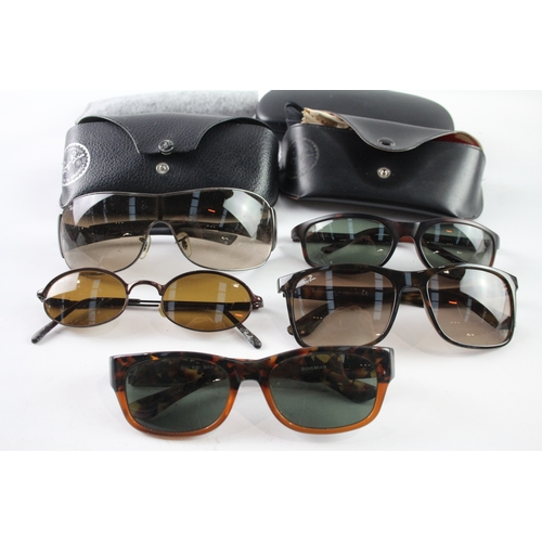 454 - Collection of Designer Rayban Sunglasses Inc Cases  x 5