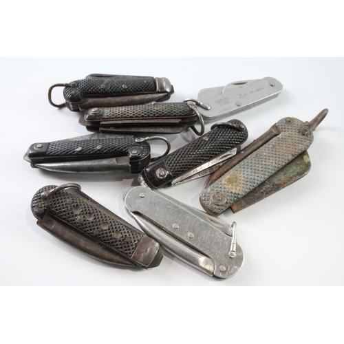 459 - Vintage Pocket Knives including Military.