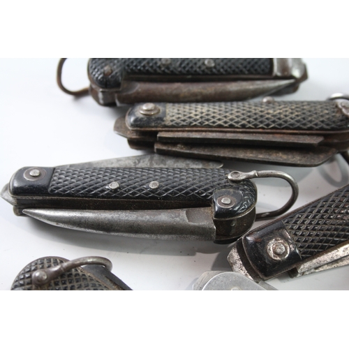 459 - Vintage Pocket Knives including Military.