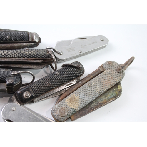 459 - Vintage Pocket Knives including Military.