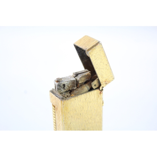 463 - Dunhill Rollagas Pocket Lighter with Gold Tone FOR REPAIR