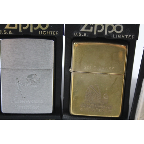 465 - Collection of Zippo Pocket Lighters