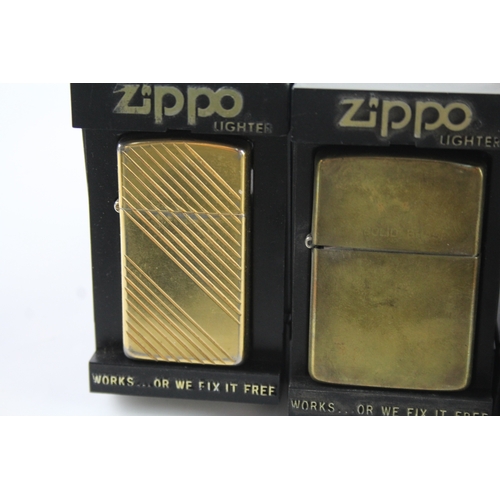 465 - Collection of Zippo Pocket Lighters