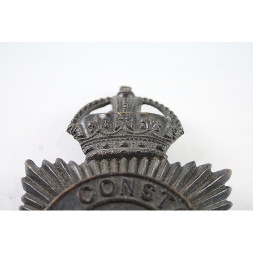 470 - Bristol Constabulary Kings Crown Helmet Plate