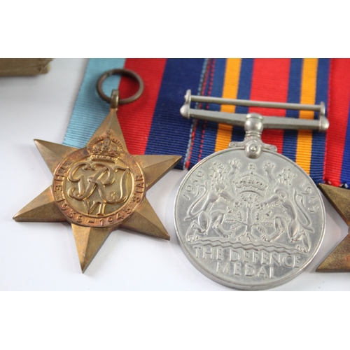 481 - Boxed WW2 RAF Burma Star Medal Group