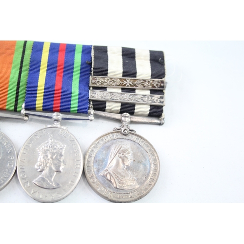 489 - WW2 Order Of St John Long Service Medal Groups, St John & Civil Defence L. Gough