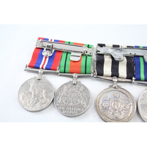 489 - WW2 Order Of St John Long Service Medal Groups, St John & Civil Defence L. Gough