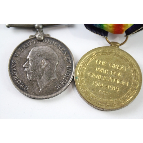 492 - WW1 Medal Pair 1644 Dvr C. Gobey ASC x 2