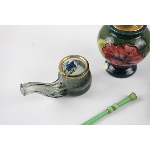 513 - Vintage Tobacciana Collectables to include Moorcroft For Repair