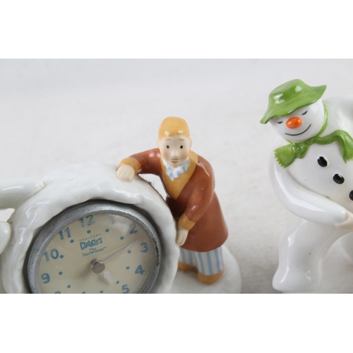 524 - Snowman Collectable Ornaments Inc Clock