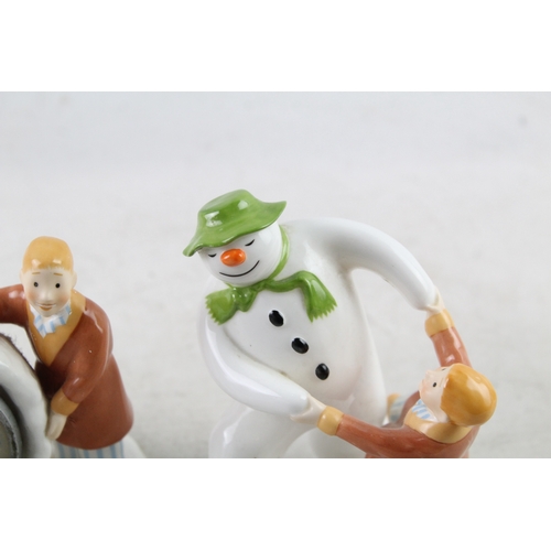 524 - Snowman Collectable Ornaments Inc Clock